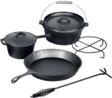 Dutch Oven Set, 5-tlg. von EL FUEGO für 64,99 € bei Netto Marken-Discount im Angebot Dutch Oven Set, 5-tlg. von EL FUEGO im aktuellen Netto Marken-Discount Prospekt