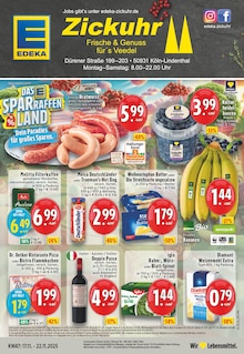 EDEKA Prospekt der Woche "Aktuelle Angebote" Seite 1, 17.11.2025 bis 22.11.2025 für Köln Aktueller EDEKA Prospekt "Aktuelle Angebote" Seite 1 von 24 Seiten für Köln