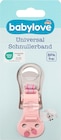 Schnullerband rosa Erdbeere im dm-drogerie markt Prospekt Schnullerband rosa Erdbeere von babylove im aktuellen dm-drogerie markt Prospekt für 1,95 €