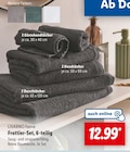Lidl Salz - Frottier-Set, 6-teilig Angebot im Prospekt Frottier-Set, 6-teilig bei Lidl im Salz Prospekt für 12,99 €