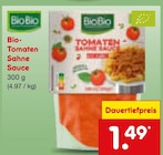 Aktuelles Bio-Tomaten Sahne Sauce Angebot bei Netto Marken-Discount in Heilbronn ab 1,49 €
