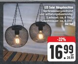 LED Solar Hängeleuchten im Angebot bei EDEKA in Weiden LED Solar Hängeleuchten Angebote bei EDEKA Weiden für 16,99 €