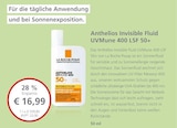 LINDA - Anthelios Invisible Fluid UVMune 400 LSF 50+ Angebot im Prospekt Anthelios Invisible Fluid UVMune 400 LSF 50+ bei LINDA im Prospekt "" für 16,99 €