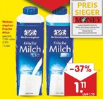 Frische Milch im Angebot bei Netto Marken-Discount in Sankt Augustin Frische Milch Angebote von Weihenstephan bei Netto Marken-Discount Sankt Augustin für 1,11 €