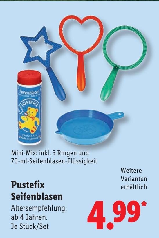 Seifenblasen Mini-Mix