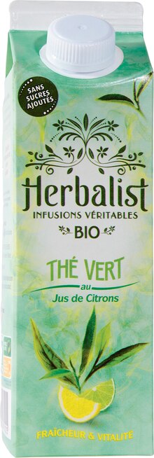 L'Arbre Vert - Herbalist dans le catalogue Monoprix Boisson Thé vert Citron Bio - Herbalist à 2,71 € en promo chez Monoprix