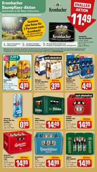 Krombacher im REWE Prospekt "Dein Markt" mit 32 Seiten (Aachen)