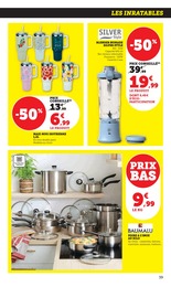 Prix et réduction Casserole dans le prospectus Super U en cours Offre Casserole dans le catalogue Super U du moment à la page 39