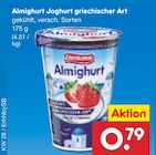 Aktuelle Feinkostlebensmittel Angebote bei Netto Marken-Discount in München Aktuelles Almighurt Joghurt griechischer Art Angebot bei Netto Marken-Discount in München ab 0,79 €