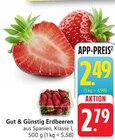 Erdbeeren Angebote von Gut & Günstig bei E center Filderstadt für 2,49 €