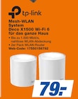 Mesh-WLAN System Deco X1500 Wi-Fi 6 für das ganze Haus im Angebot bei expert in Karlsruhe Mesh-WLAN System Deco X1500 Wi-Fi 6 für das ganze Haus Angebote von tp-link bei expert Karlsruhe für 79,00 €