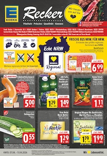 EDEKA Prospekt der Woche "Aktuelle Angebote" Seite 1, 07.04.2026 bis 11.04.2026 für Beckum Aktueller EDEKA Prospekt "Aktuelle Angebote" Seite 1 von 24 Seiten für Beckum