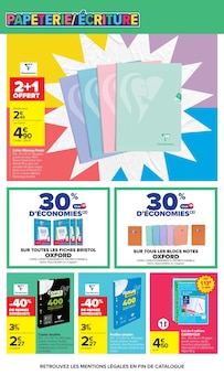 Promotion Fiche Bristol dans le prospectus Carrefour, valable du 11/08/2026 au 31/08/2026 Promo Fiche Bristol dans le catalogue Carrefour du moment à la page 19