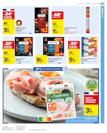 Offre Saucisson Sec dans le catalogue Carrefour Market du moment à la page 19