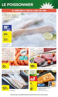 Promotion Crustacés dans le prospectus Carrefour, valable du 26/05/2026 au 08/06/2026 Promo Crustacés dans le catalogue Carrefour du moment à la page 23