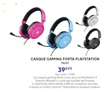 Casque Gaming Forta Playstation - Trust - Fnac Casque Gaming Forta Playstation - Trust à 39,99 € dans le catalogue Fnac