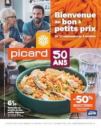 Catalogue Supermarchés Picard en cours à Bastia et alentours, Picard 50 ANS, 16 pages, 23/09/2024 - 06/10/2024