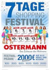Aktueller Ostermann Prospekt "7 TAGE SHOPPING FESTIVAL" mit 12 Seiten