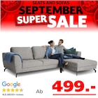 Lissabon Ecksofa bei Seats and Sofas im Bernau Prospekt für 499,00 €