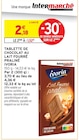 Tablette de chocolat au lait fourré praliné - Ivoria en promo chez Intermarché Super Gap à 1,52 €