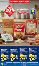 Offre Cheddar dans le catalogue Lidl du moment à la page 12