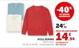 Pull femme dans le catalogue Super U