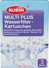 Wasserfilter-Kartuschen Multi Plus im Angebot bei Rossmann in Wesel Wasserfilter-Kartuschen Multi Plus Angebote von Rubin bei Rossmann Wesel für 4,49 €