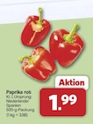 Paprika rot im aktuellen famila Nordwest Prospekt