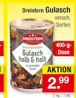 Gulasch halb & halb Angebote von Dreistern bei Zimmermann Delmenhorst für 2,99 €