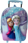 Sac à roulettes 3d frozen - AUCHAN en promo chez Auchan Hypermarché Béziers à 16,99 €