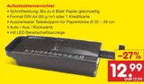 Aufsatzaktenvernichter Angebote bei Netto Marken-Discount Ingolstadt für 12,99 €
