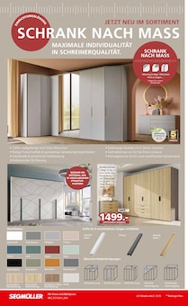 Kleiderschrank im aktuellen Segmüller Prospekt (Mannheim) Kleiderschrank im Segmüller Prospekt "100 Jahre Segmüller - Highlight Angebote" mit 32 Seiten (Mannheim)