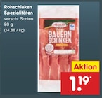 Rohschinken Spezialitäten bei Netto Marken-Discount im Prospekt "" für 1,19 €