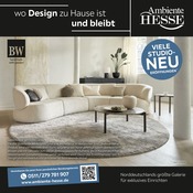 Aktueller Ambiente by Hesse Möbel & Einrichtung Prospekt in Warmsen und Umgebung, "Ambiente by HESSE" mit 12 Seiten, 25.08.2025 - 07.09.2025