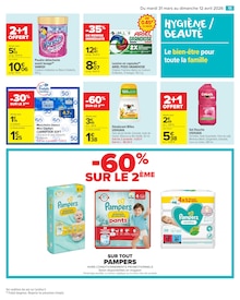 Promotion Déodorant dans le prospectus Carrefour Market, valable du 31/03/2026 au 12/04/2026 Promo Déodorant dans le catalogue Carrefour Market du moment à la page 13