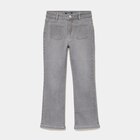 Jean flare poches plaquées denim gris fille en promo chez La Halle Jean flare poches plaquées denim gris fille dans le catalogue La Halle