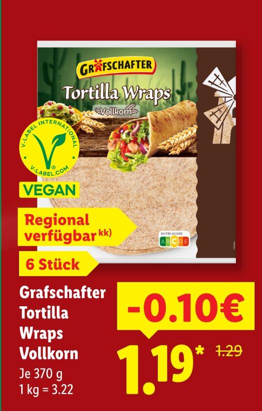 Tortilla Wraps Vollkorn