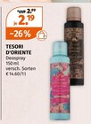 Deospray von TESORI D'ORIENTE im aktuellen Müller Prospekt