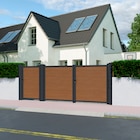 Portail aluminium et composite « delfis » en promo chez Brico Dépôt Brest à 799,00 €