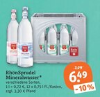 Aktuelles Mineralwasser Angebot bei tegut in Göttingen ab 6,49 €