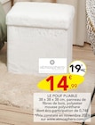 Le pouf pliable - atmosphera en promo chez Stokomani Montreuil à 14,99 €