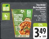 Veganes Curry Typ Butter Chicken Angebote von Tress Brüder bei E center Erlangen für 3,49 €