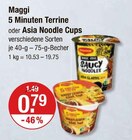5 Minuten Terrine oder Asia Noodle Cups von Maggi im aktuellen V-Markt Prospekt