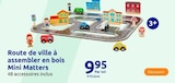 Route de ville à assembler en bois - Mini Matters en promo chez Action Calais à 9,95 €