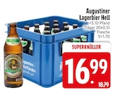 EDEKA - Lagerbier Hell Angebot im Prospekt Lagerbier Hell bei EDEKA im Prospekt "" für 16,99 €