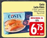 Aktuelle Lachs Angebote bei EDEKA in Ingolstadt Aktuelles Lachs-Filets Angebot bei EDEKA in Ingolstadt ab 6,75 €