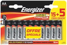 Mr Bricolage Essey-lès-Nancy - Lot de 15 piles + 5 gratuites AA LR6 ou AAA LR3 Alcaline Max Promo Lot de 15 piles + 5 gratuites AA LR6 ou AAA LR3 Alcaline Max dans le catalogue Mr Bricolage "À ce prix-là, c'est la fête des économies !" à Essey-lès-Nancy