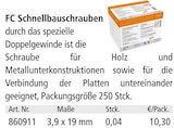 FC Schnellbauschrauben von  im aktuellen Holz Possling Prospekt für 10,30 €