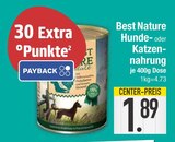 Hundenahrung im EDEKA Prospekt Hundenahrung von Best Nature im aktuellen EDEKA Prospekt für 1,89 €
