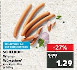 Wiener Würstchen von Schelkopf im aktuellen Kaufland Prospekt für 1,29 €